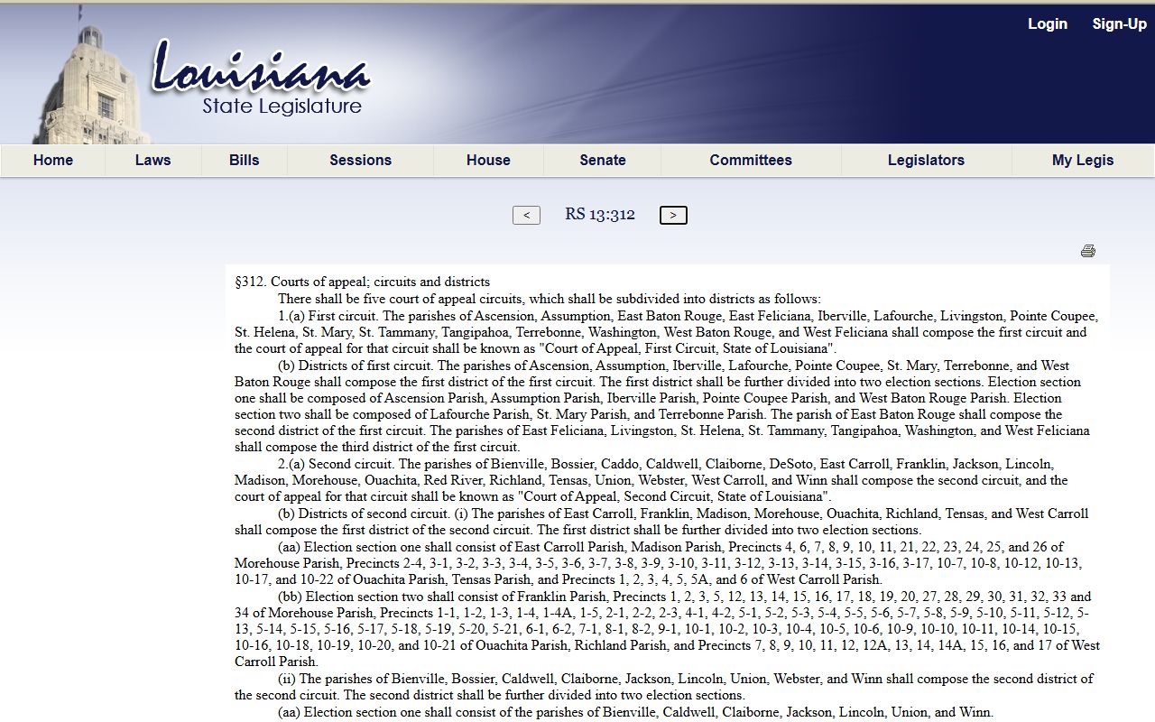 St. John the Baptist Parish marriage and divorce records Fifth Circuit statute